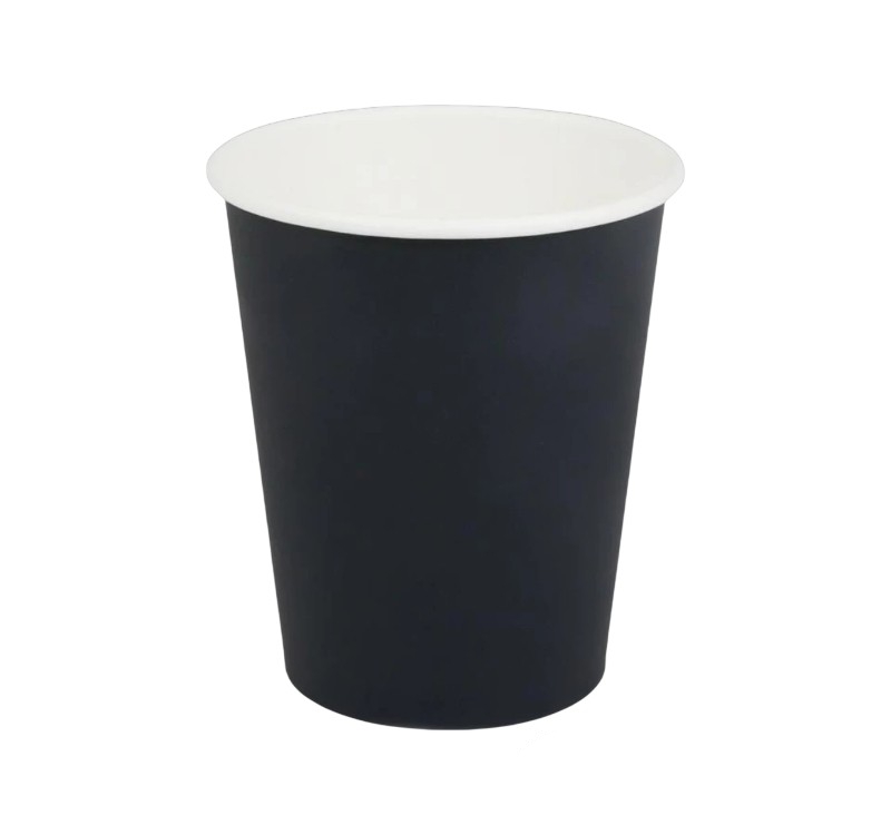 Papirna čaša 240 (280)  ml d=80 mm 1-sloj, сrni SUP, 50 kom