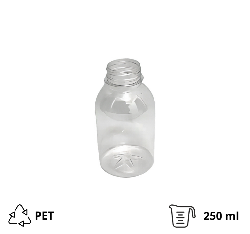 Flaša PET 0,25 litara d=38 mm [300 kom/pak]