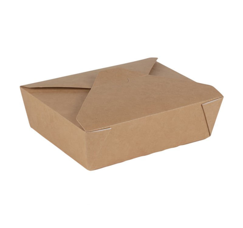 Kartonska kutija 1550 ml 172x138x65 mm kraft/bela 50 kom