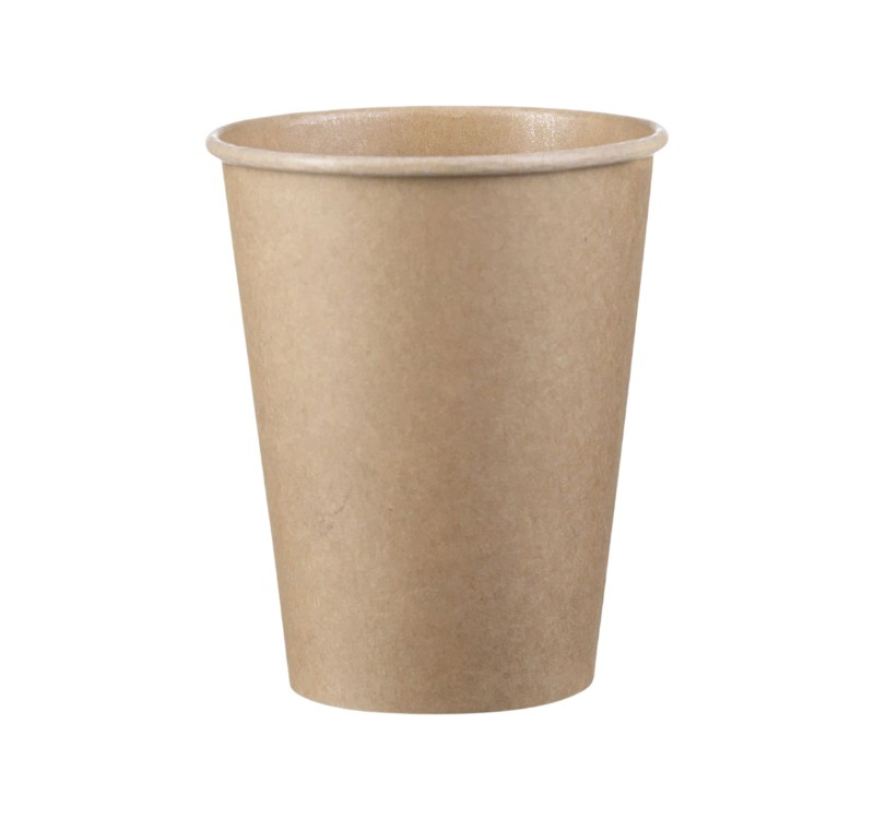 Čaša papirnata 1-sl 350 ml d=90 mm kraft SUP 50 kom