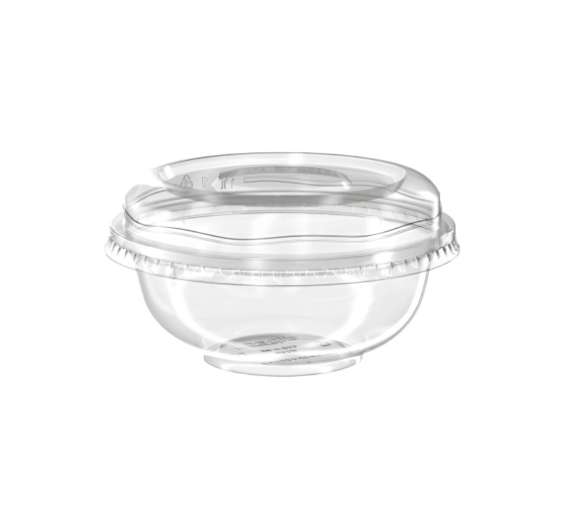 Čaša za desert PET sa poklopcem 260 ml d=118 mm h=45 mm, 50 kom (komplet)