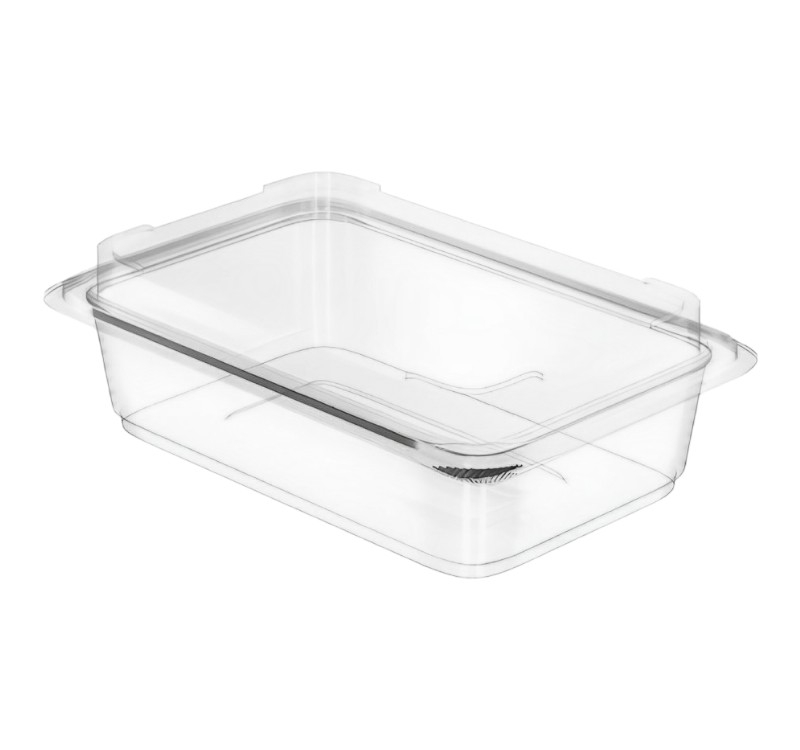 Posuda sa poklopcem PET 350 ml 200×135×45 mm [90 kom/pak]