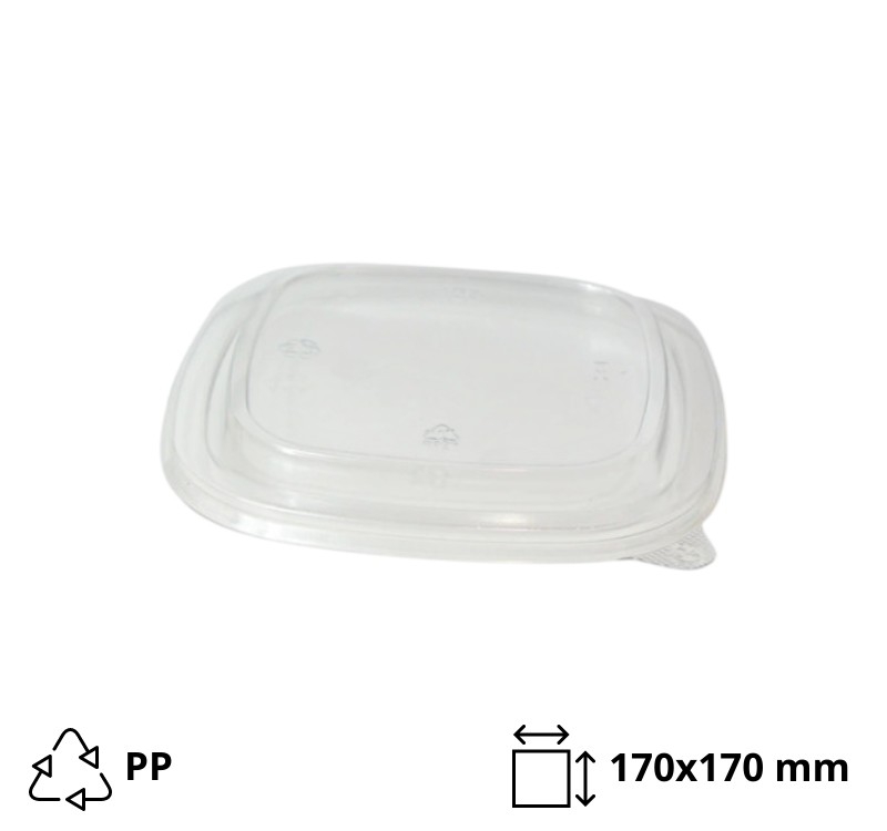 Papirnata posuda sa poklopcem 1000 ml 170х170х56 mm, kraft, 50 kom (komplet)