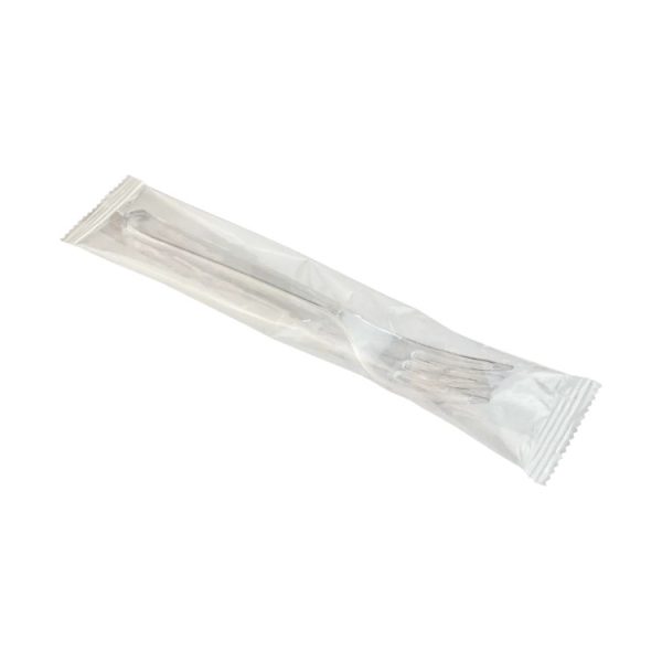 Komplet 1/1 plastični (viljuška) u posebnom pakovanju transparentan