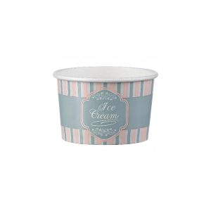 Papirnata skodelica 120 ml (4oz) ICE CREAM design d=7,7cm, h=4,8cm