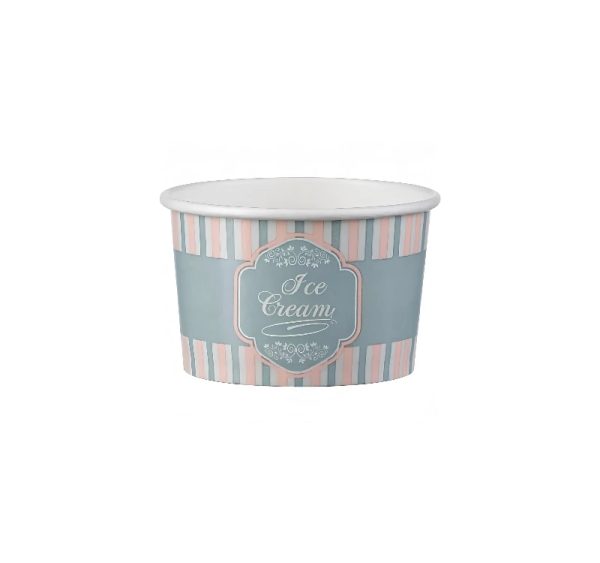 Papirnata skodelica 120 ml (4oz) ICE CREAM design d=7,7cm, h=4,8cm