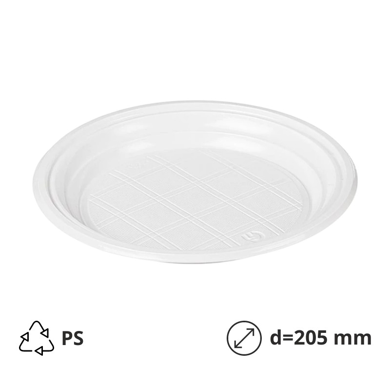 Tanjir PS beli d=205 mm [100 kom/pak]