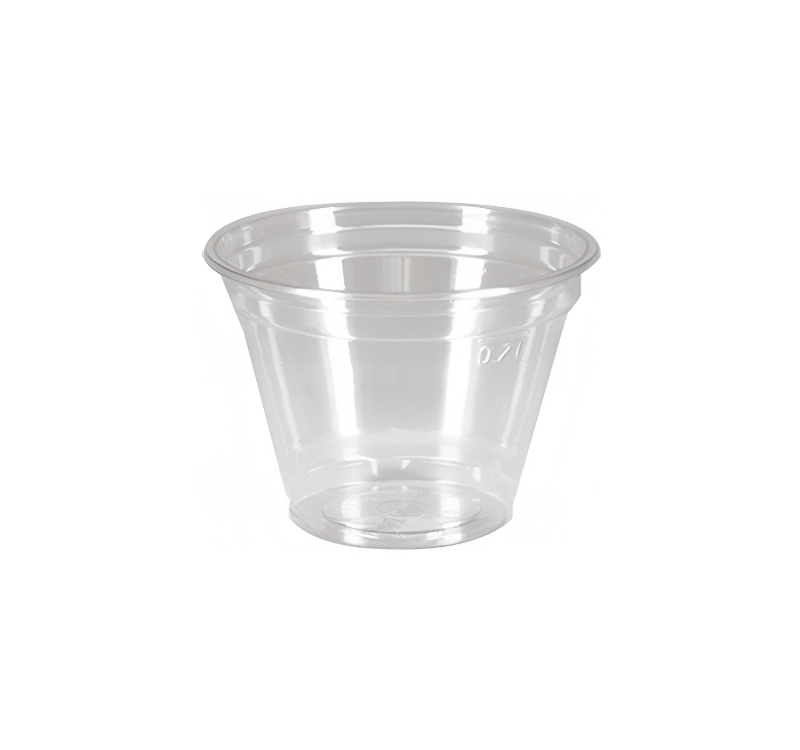 Čaša za desert PET (200) 270 ml, d=95 mm, providna [50 kom/pak]