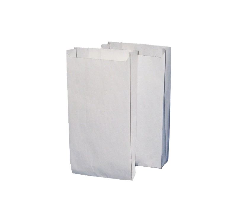 Papirna kesa 140х60х240 mm bela [1000 kom/pak]