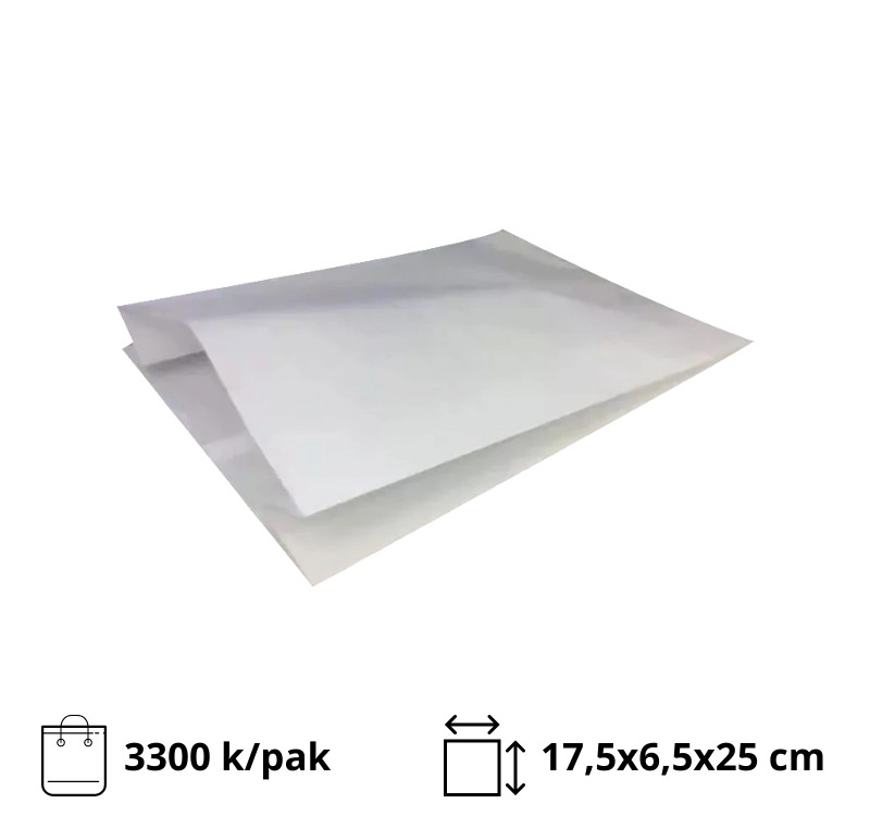 Papirna kesa 175x65x250 mm bela [1100 kom/pak]