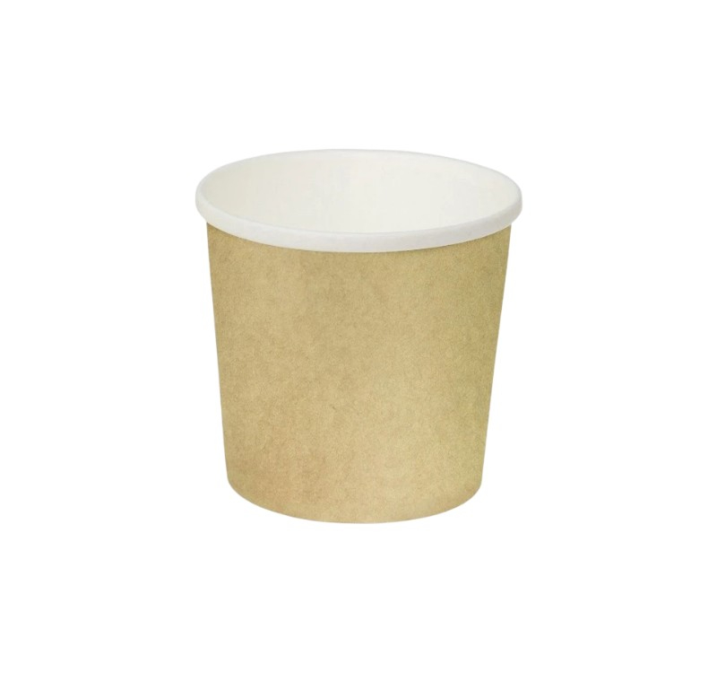 Kartonska posuda za supu 300 ml d=90 mm h=85 mm kraft ( kom/pak) [50 kom/pak]