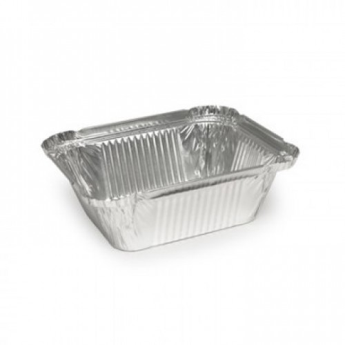 Aluminijumska posuda sa poklopcem 490 ml 150х124х44 mm, 100 kom (komplet)