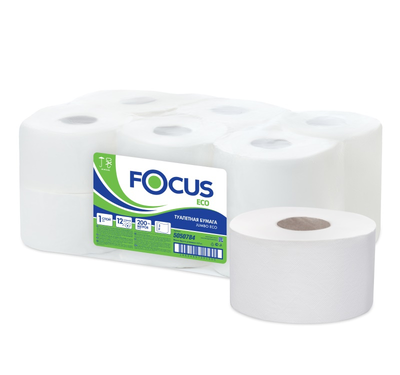 Toaletni papir 1sl 200 m Focus [12 kom/pak]