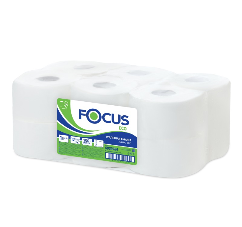 Toaletni papir 1sl 200 m Focus [12 kom/pak]