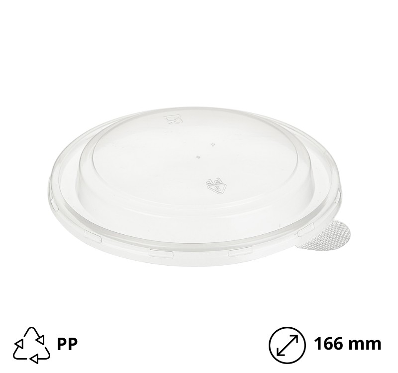 Poklopac PP TaMbien d=166 mm za kartonsku posudu kupola [100 kom/pak]