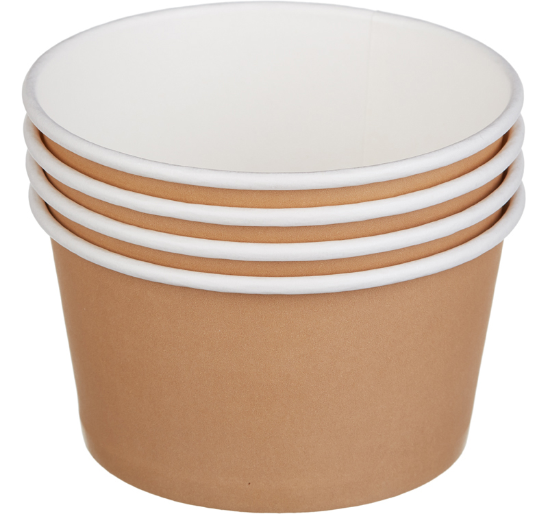 Kartonska kutija Tambien ECO 380 ml d=110 mm h=60 mm kraft ( kom/pak) [50 kom/pak]