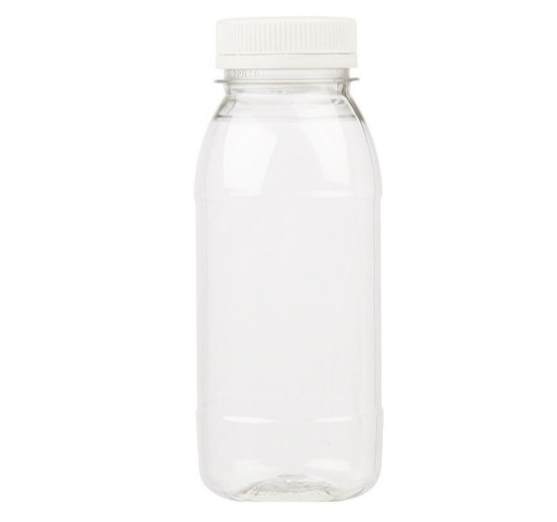 Boca plastična PET 300 ml d=38 mm s bijelim poklopcem