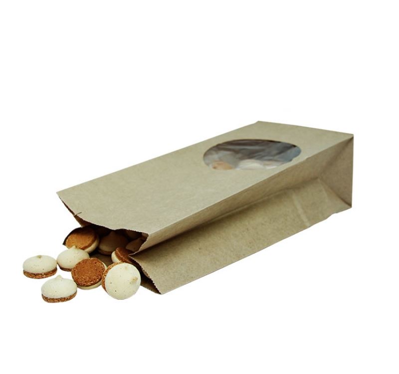 Kesa s pravougaonim dnom s prozorom 120x80x250 mm [150 kom/pak]