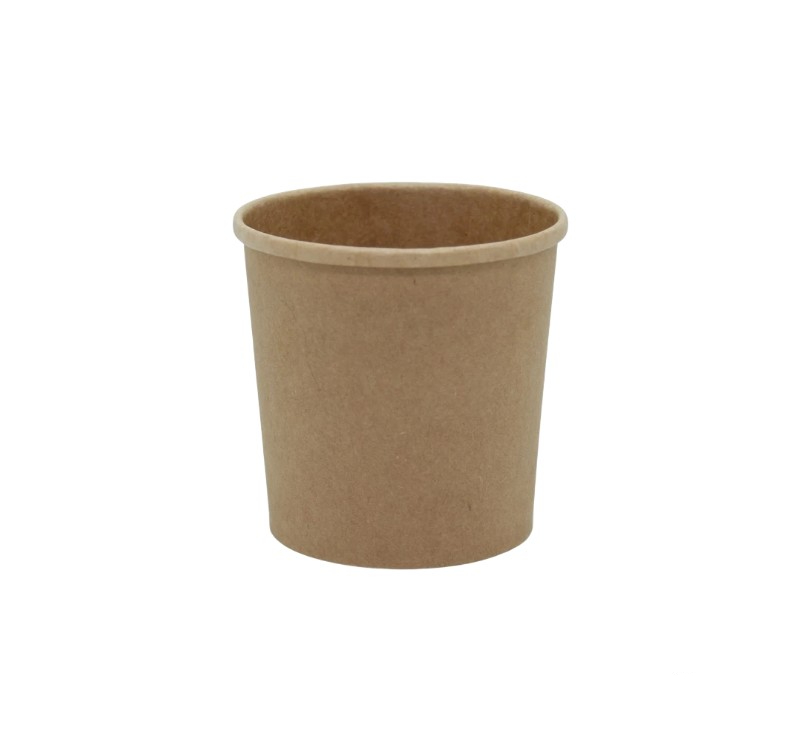 Kartonska posuda za supu Tambien ECO 340 ml d=70 mm h=85 mm kraft ( kom/pak) [25 kom/pak]
