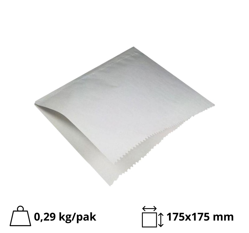Kesa za hamburgere 175x175 mm bela [100 kom/pak]