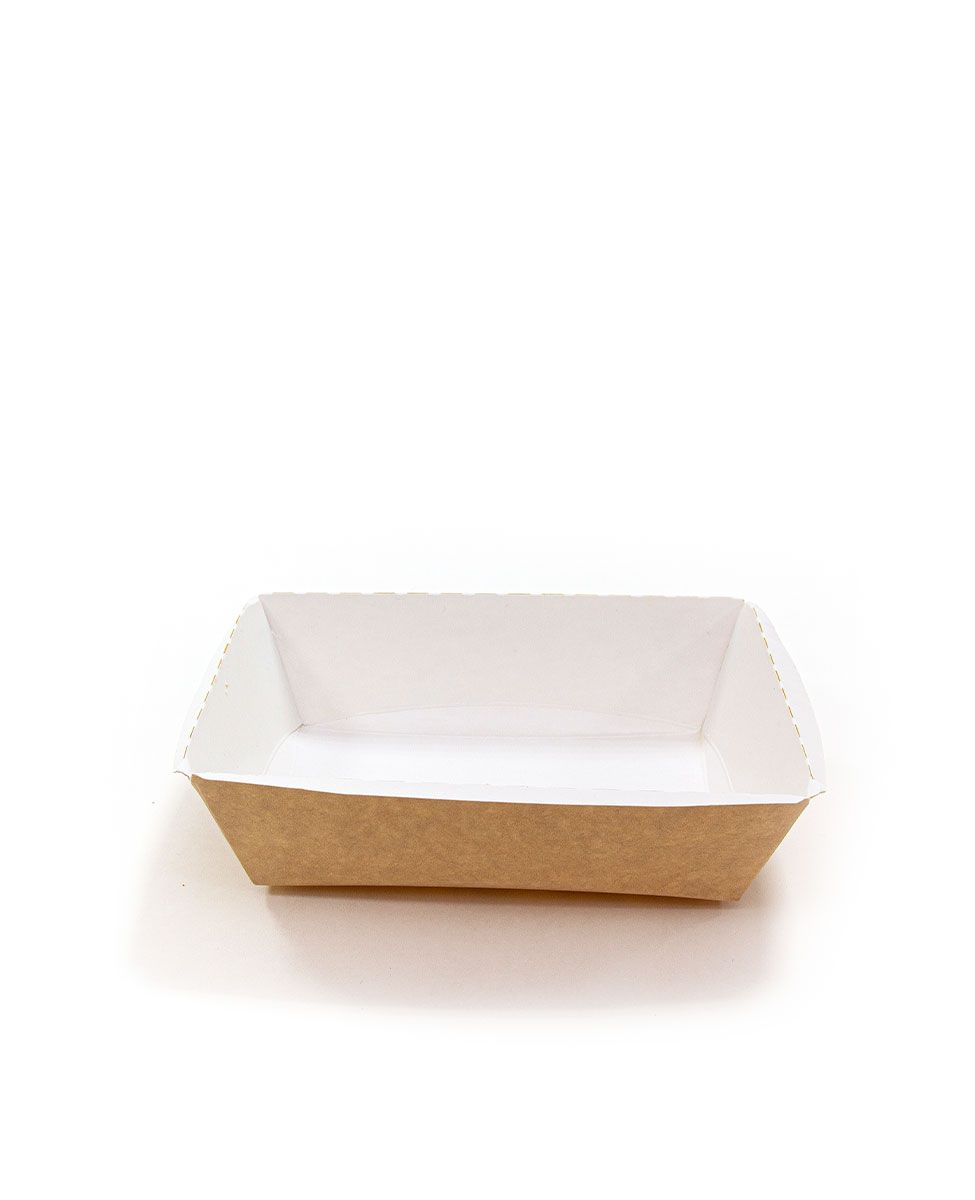 Kartonska kutija sa poklopcem kupola Crystal Box 800 ml 140x155x45 mm kraft ( kom/pak) [120 kom/pak]