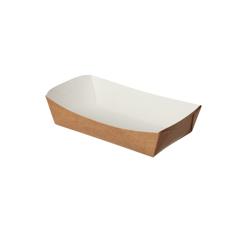 Kartonska kutija za pomfrit Kadica 185х95х45mm 500ml kraft [150 kom/pak]