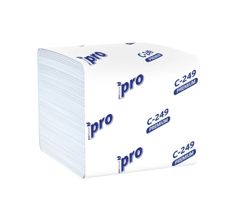 V toaletni papir 2sl 250l/pak PROtissue Premium beli [40 kom/pak]