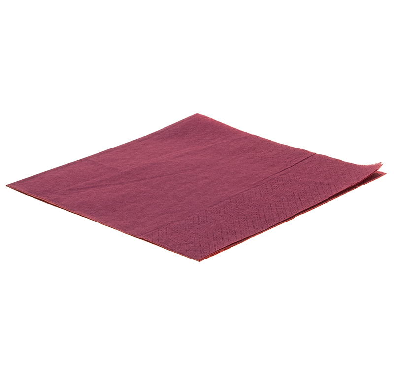 Papirne salvete 2sl 33x33cm bordo 630 l/pack