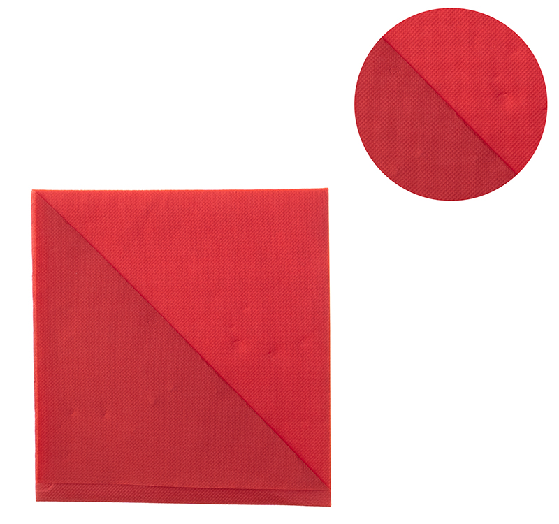 Papirne salvete 2sl 38x38cm crvene 40 l/pak