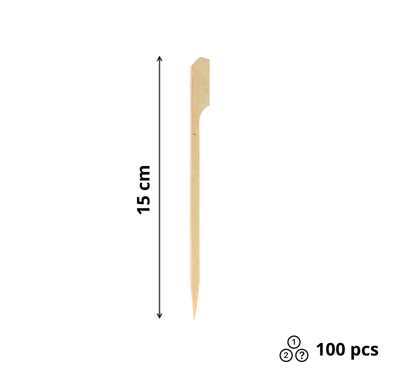 Pika za kanape bambus 15 cm Golf 100  kom
