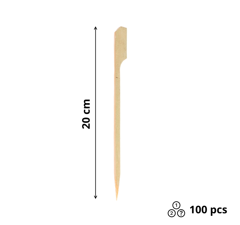 Pika za kanape bambus 20 cm Golf 100 kom