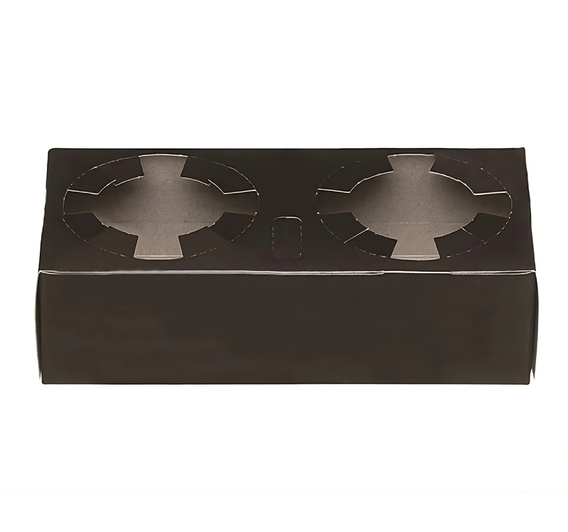 Držač za 2 čaše 19x10x4.5 cm crna [50 kom/pak]