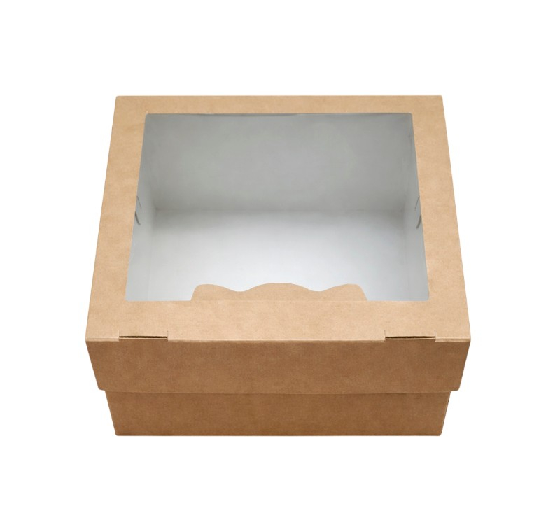 Pakovanje za muffine sa prozorom EURO MUF 4 160x160x100 mm 25 kom/pak