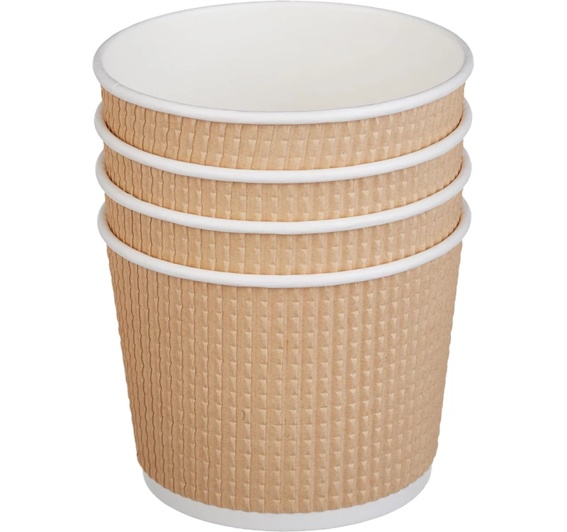 Kartonska posuda Tambien ECO 520 ml d=110 mm h=84,5 mm gofriran kraft 25 kom