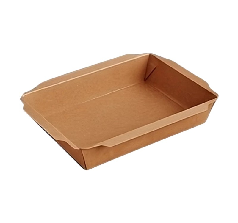 Papirnata posuda TUK TUK 750 ml 170x120x45 mm kraft/kraft 50 kom