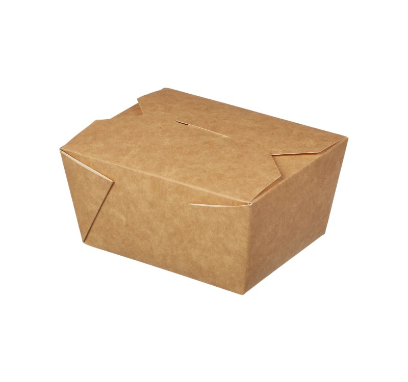 Kartonska kutija Take Away 900 ml 130x105x65 mm kraft 50 kom