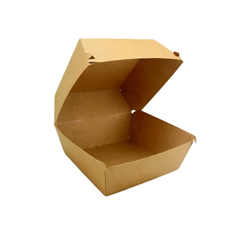 Kutija za hamburger 114х114х90 mm, kraft/kraft 125 kom