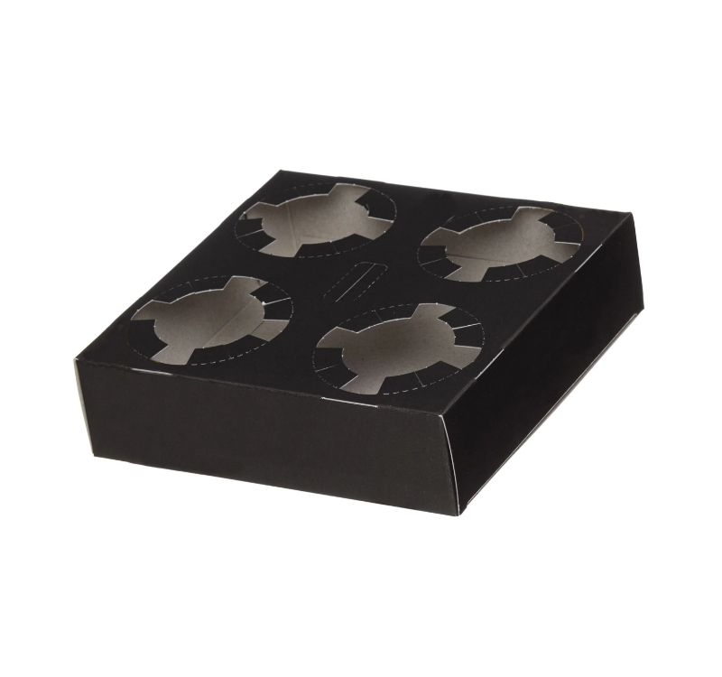 Držač za 4 čaše 19x19x4.5 cm crna 50 kom
