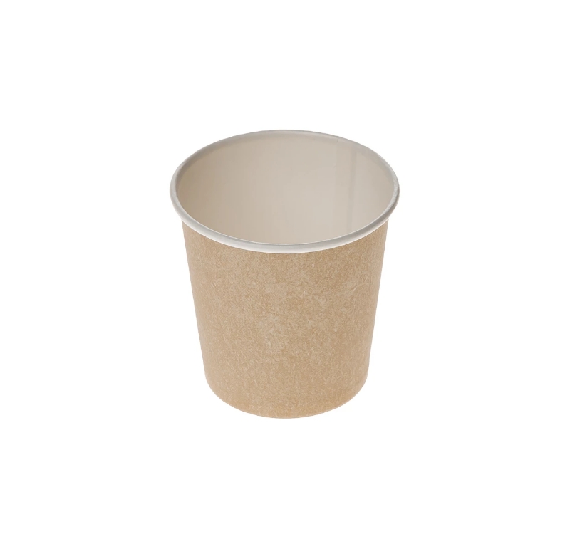 Čaša papirnata 100 ml d=62 mm 1-slojna kraft [100 kom/pak]