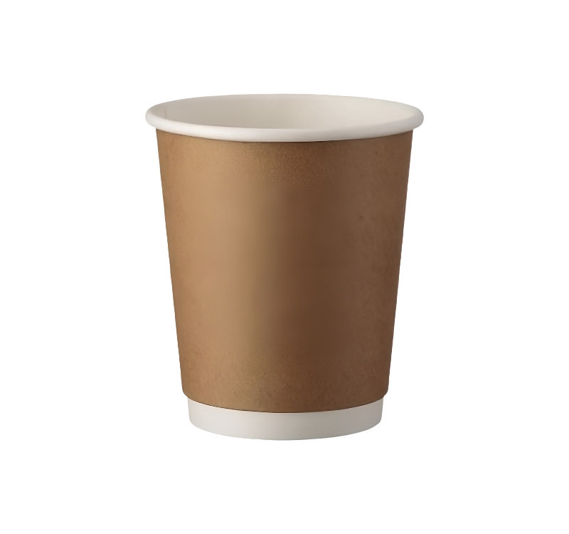 Čaša papirnata termo 240 ml d=80 mm kraft SUP [25 kom/pak]