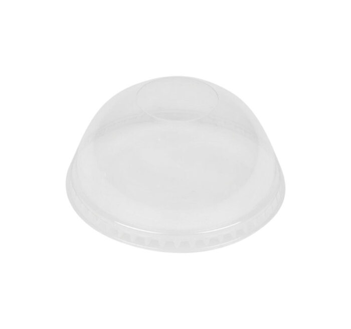 Poklopac rPET kupola bez otvora  d=95 mm 50 kom