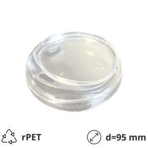 Poklopac rPET sa otvorom d=95 mm 100 kom