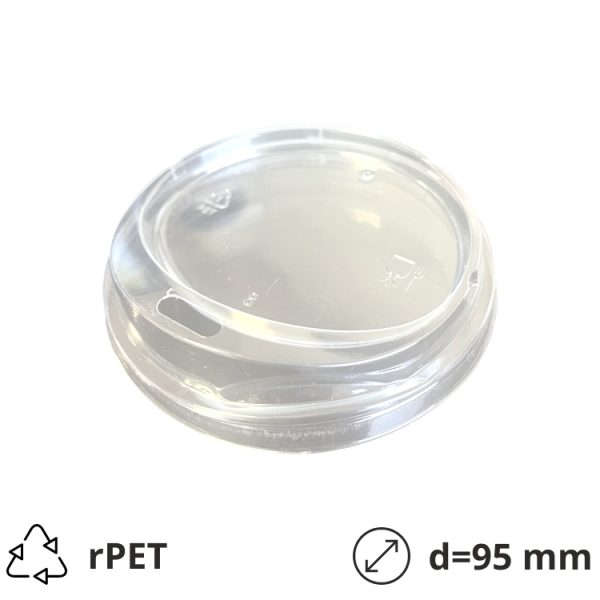 Poklopac rPET sa otvorom d=95 mm 100 kom