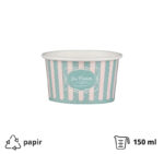 Papirnata skodelica 150 ml (5oz) ICE CREAM design 50 kom