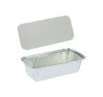 Aluminijumska posuda sa poklopcem 217x112x54mm, 900ml, 100 kom (komplet)