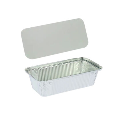 Aluminijumska posuda sa poklopcem 217x112x54mm, 900ml, 100 kom (komplet)