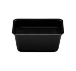 Posuda PP 1000 ml 176x124x80 mm crna sa poklopcem [50 kom/pak]