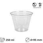 Čaša rPET 250 ml d=95 mm 50 kom