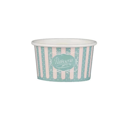 Papirnata skodelica 180 ml (6oz) d=88 mm, h=54 mm ICE CREAM design  50 kom