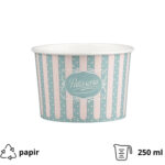 Papirnata skodelica 250 ml (8oz) d=92 mm, h=58 mm  ICE CREAM design  50 kom